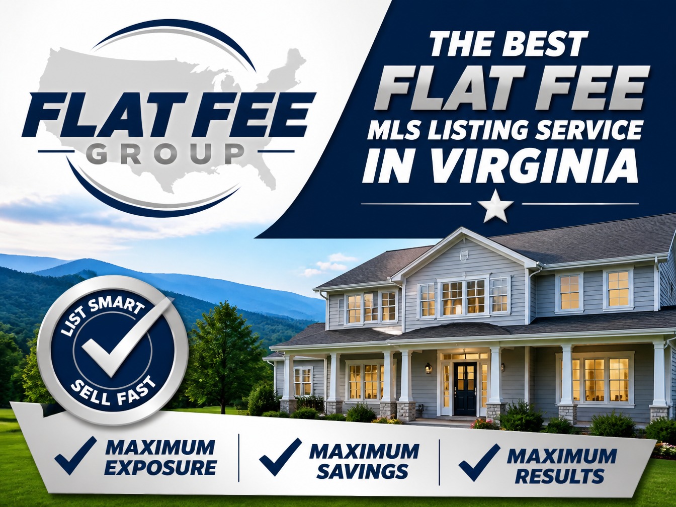 How does flat fee listing work in Virginia